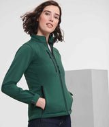 Russell Athletic Ladies Soft Shell Jacket | Bottle Green thumbnail 3