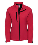 Russell Athletic Ladies Soft Shell Jacket | Classic Red thumbnail 4