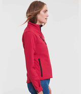 Russell Athletic Ladies Soft Shell Jacket | Classic Red thumbnail 3
