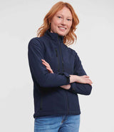 Russell Athletic Ladies Soft Shell Jacket | French Navy thumbnail 1