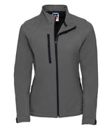 Russell Athletic Ladies Soft Shell Jacket | Titanium thumbnail 4