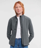 Russell Athletic Ladies Soft Shell Jacket | Titanium thumbnail 1