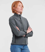 Russell Athletic Ladies Soft Shell Jacket | Titanium thumbnail 3