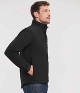 Russell Athletic Soft Shell Jacket | Black thumbnail 3