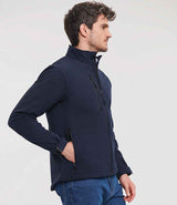 Russell Athletic Soft Shell Jacket | French Navy thumbnail 3