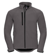 Russell Athletic Soft Shell Jacket | Titanium thumbnail 4