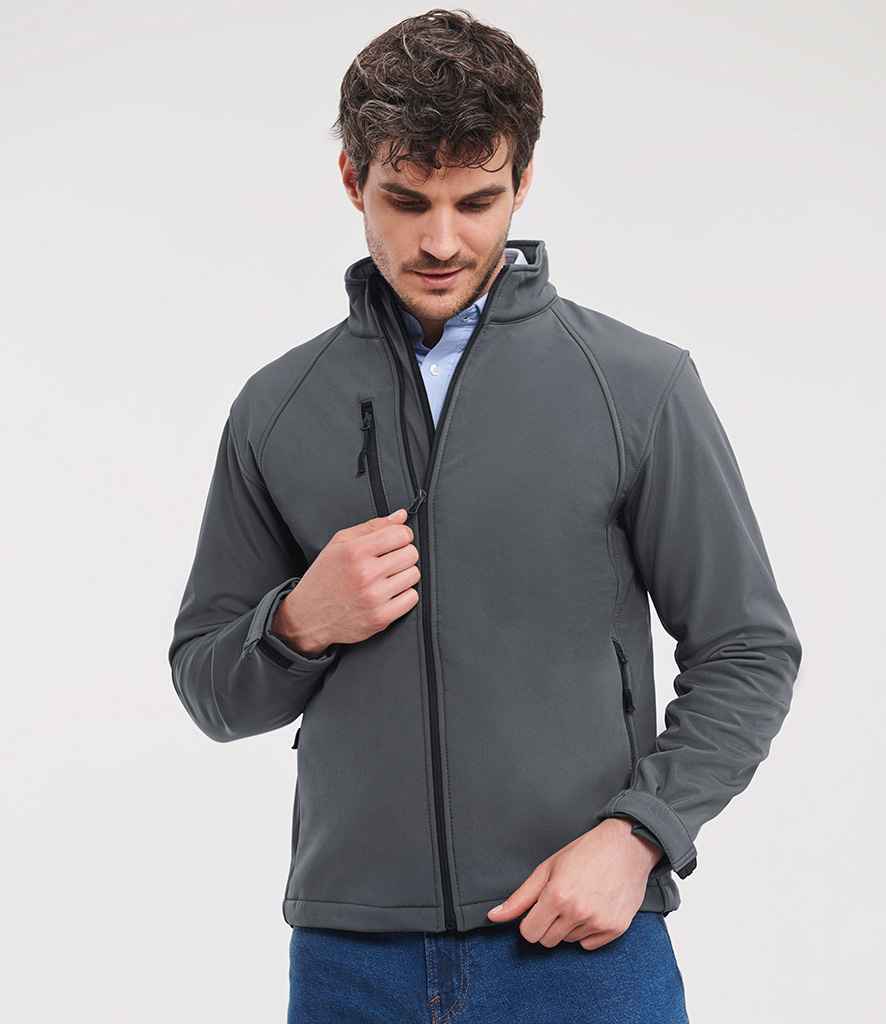 Russell Athletic Soft Shell Jacket | Titanium