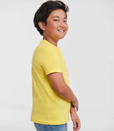 Russell Athletic Kids Classic Ringspun T-Shirt | Yellow thumbnail 3