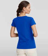 Russell Athletic Ladies Authentic Classic Ringspun T-Shirt | Bright Royal thumbnail 2