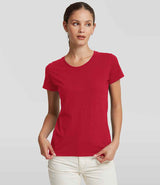 Russell Athletic Ladies Authentic Classic Ringspun T-Shirt | Classic Red thumbnail 1
