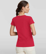Russell Athletic Ladies Authentic Classic Ringspun T-Shirt | Classic Red thumbnail 2