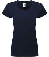 Russell Athletic Ladies Authentic Classic Ringspun T-Shirt | French Navy thumbnail 4