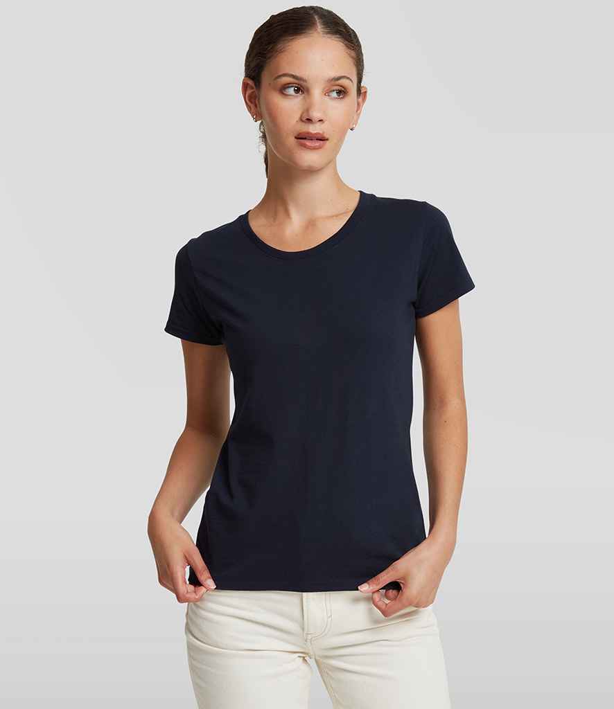 Russell Athletic Ladies Authentic Classic Ringspun T-Shirt | French Navy