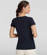 Russell Athletic Ladies Authentic Classic Ringspun T-Shirt | French Navy thumbnail 2