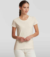 Russell Athletic Ladies Authentic Classic Ringspun T-Shirt | Natural thumbnail 1