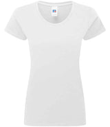 Russell Athletic Ladies Authentic Classic Ringspun T-Shirt | White thumbnail 4