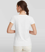 Russell Athletic Ladies Authentic Classic Ringspun T-Shirt | White thumbnail 2