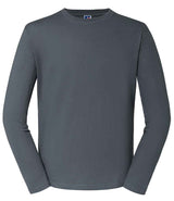Russell Athletic Classic Long Sleeve T-Shirt | Convoy Grey thumbnail 4