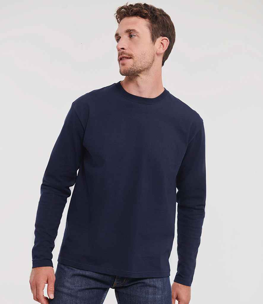 Russell Athletic Classic Long Sleeve T-Shirt | French Navy
