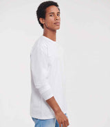 Russell Athletic Classic Long Sleeve T-Shirt | White thumbnail 3