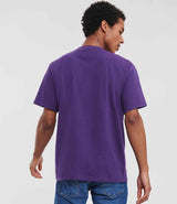 Russell Athletic Classic Ringspun T-Shirt | Purple thumbnail 2