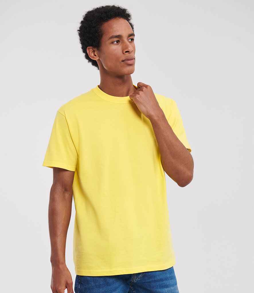 Russell Athletic Classic Ringspun T-Shirt | Yellow