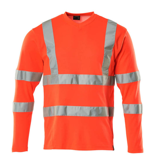 Mascot Workwear Hi Vis T-shirt, Long-sleeved -Safe Classic-18281-995