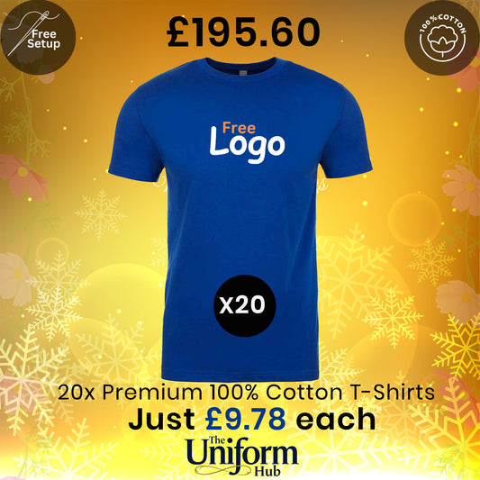 Spring Deals - 100% Premium Cotton T-Shirts x20