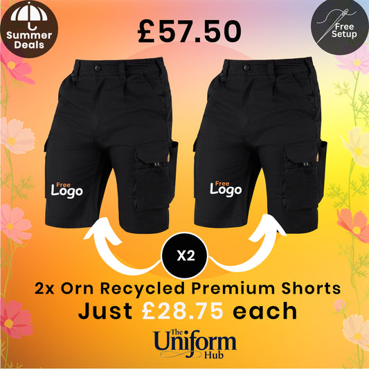 Summer Deals - ORN Earthpro Sustainable Shorts x2