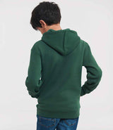 Russell Athletic Kids Authentic Hooded Sweatshirt | Bottle Green thumbnail 2