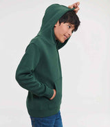 Russell Athletic Kids Authentic Hooded Sweatshirt | Bottle Green thumbnail 3