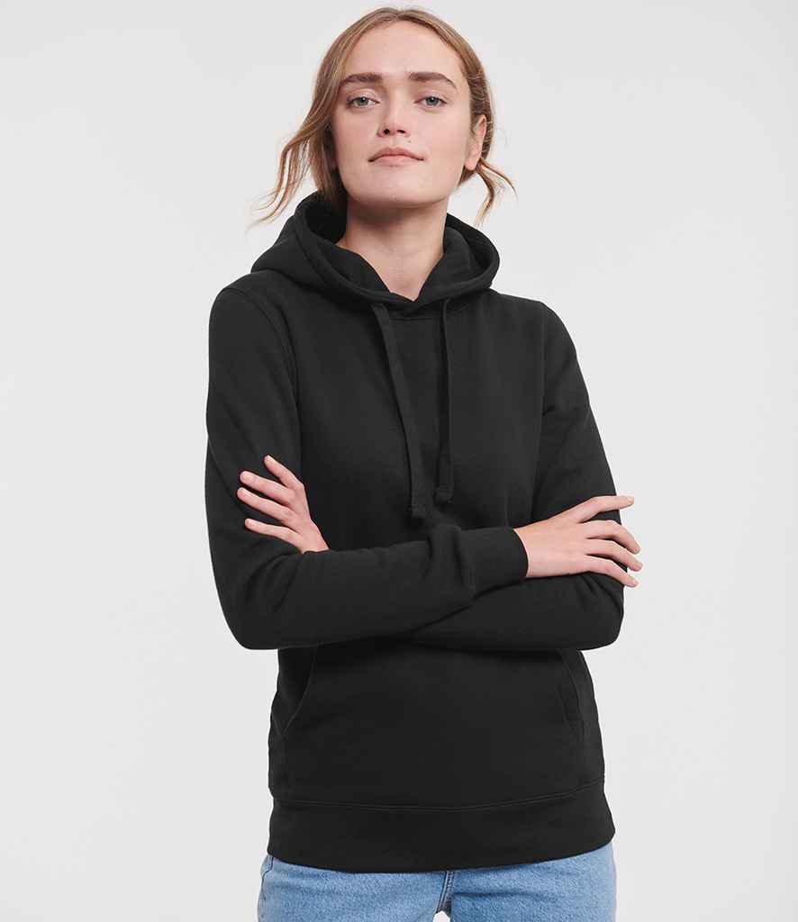 Russell Athletic Ladies Authentic Hooded Sweatshirt | Black
