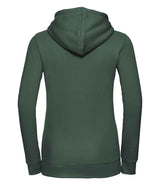 Russell Athletic Ladies Authentic Hooded Sweatshirt | Bottle Green thumbnail 5