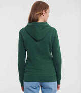 Russell Athletic Ladies Authentic Hooded Sweatshirt | Bottle Green thumbnail 2