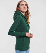 Russell Athletic Ladies Authentic Hooded Sweatshirt | Bottle Green thumbnail 3