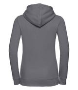 Russell Athletic Ladies Authentic Hooded Sweatshirt | Convoy Grey thumbnail 5