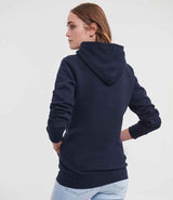 Russell Athletic Ladies Authentic Hooded Sweatshirt | French Navy thumbnail 2