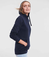 Russell Athletic Ladies Authentic Hooded Sweatshirt | French Navy thumbnail 3