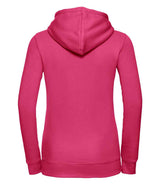 Russell Athletic Ladies Authentic Hooded Sweatshirt | Fuchsia thumbnail 5