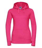 Russell Athletic Ladies Authentic Hooded Sweatshirt | Fuchsia thumbnail 4