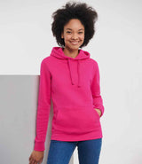 Russell Athletic Ladies Authentic Hooded Sweatshirt | Fuchsia thumbnail 1