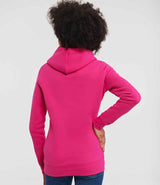 Russell Athletic Ladies Authentic Hooded Sweatshirt | Fuchsia thumbnail 2