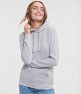 Russell Athletic Ladies Authentic Hooded Sweatshirt | Light Oxford thumbnail 1