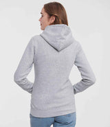 Russell Athletic Ladies Authentic Hooded Sweatshirt | Light Oxford thumbnail 2