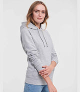 Russell Athletic Ladies Authentic Hooded Sweatshirt | Light Oxford thumbnail 3