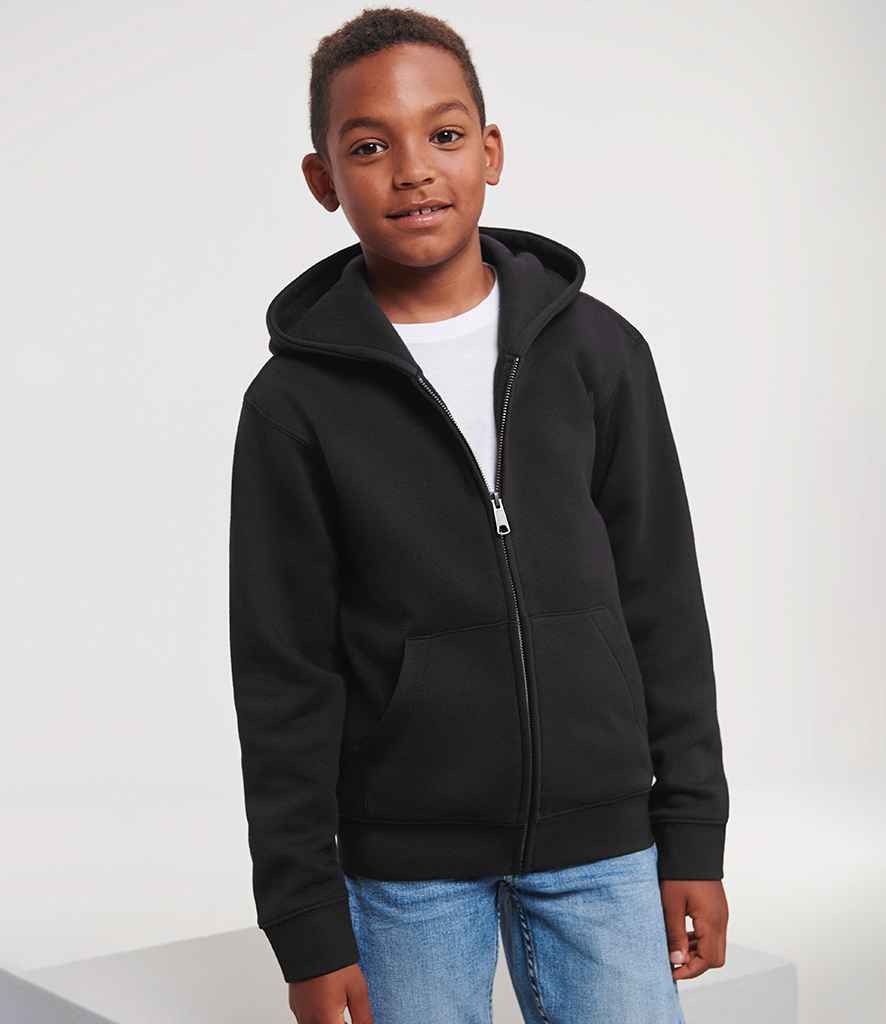Russell Athletic Kids Authentic Zip Hooded Sweatshirt | Black