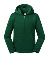 Russell Athletic Kids Authentic Zip Hooded Sweatshirt | Bottle Green thumbnail 4