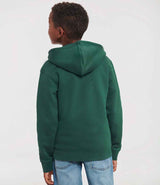 Russell Athletic Kids Authentic Zip Hooded Sweatshirt | Bottle Green thumbnail 2