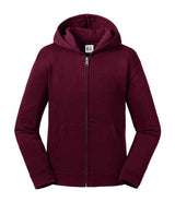 Russell Athletic Kids Authentic Zip Hooded Sweatshirt | Burgundy thumbnail 4