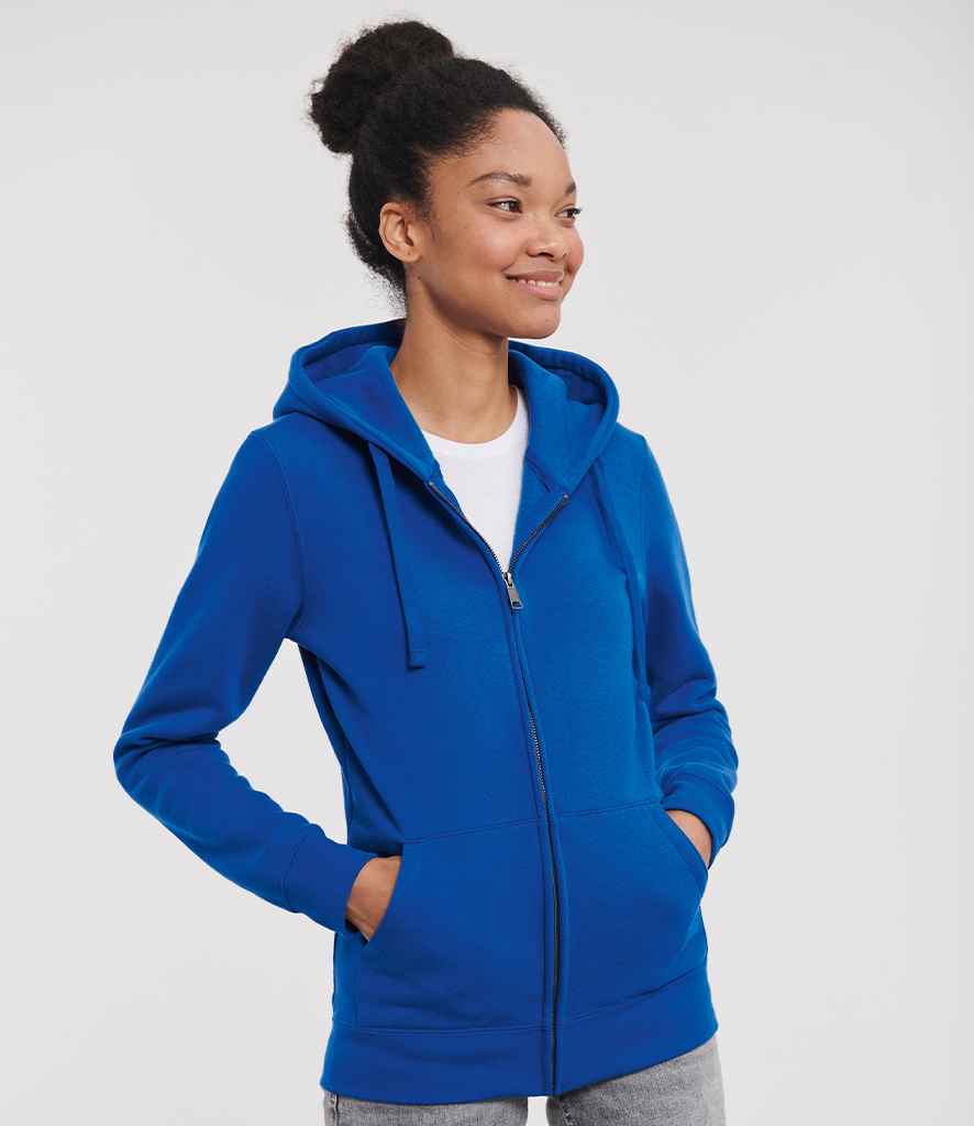Russell Athletic Ladies Authentic Zip Hooded Sweatshirt | Bright Royal